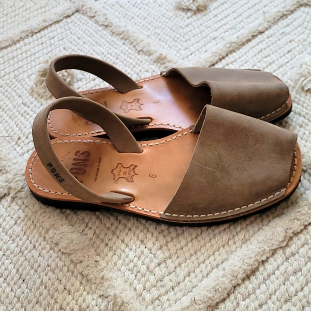 Pons womens 6 36 taupe